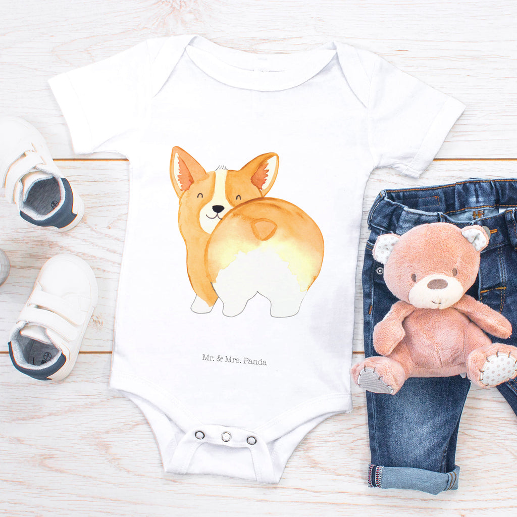 Organic Baby Body Corgie Po Babykleidung, Babystrampler, Strampler, Wickelbody, Baby Erstausstattung, Junge, Mädchen, Hund, Hundemotiv, Haustier, Hunderasse, Tierliebhaber, Hundebesitzer, Sprüche, Corgie, Hundeliebe, Motivation, Selbstliebe, Spruch