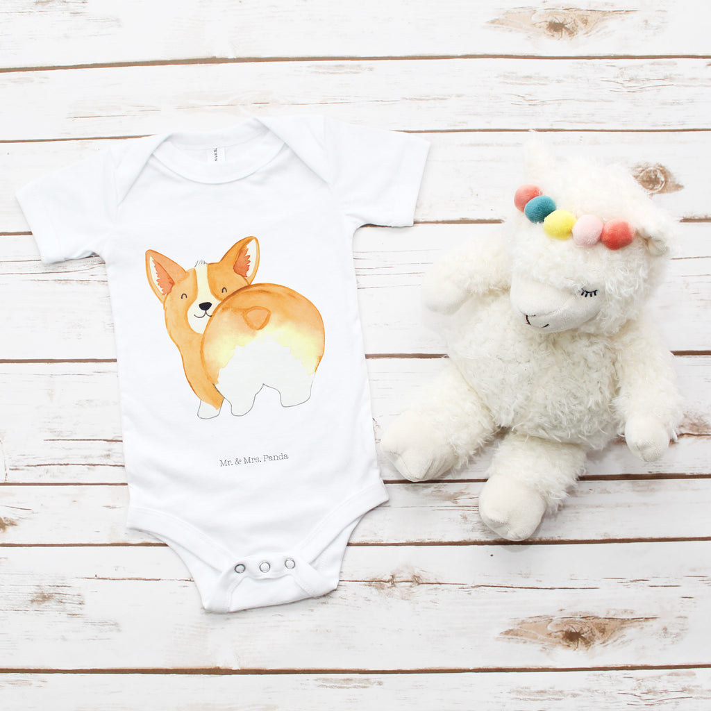 Organic Baby Body Corgie Po Babykleidung, Babystrampler, Strampler, Wickelbody, Baby Erstausstattung, Junge, Mädchen, Hund, Hundemotiv, Haustier, Hunderasse, Tierliebhaber, Hundebesitzer, Sprüche, Corgie, Hundeliebe, Motivation, Selbstliebe, Spruch