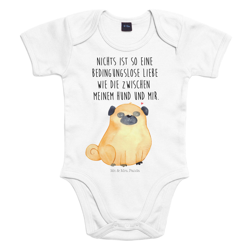 Organic Baby Body Mops Babykleidung, Babystrampler, Strampler, Wickelbody, Baby Erstausstattung, Junge, Mädchen, Hund, Hundemotiv, Haustier, Hunderasse, Tierliebhaber, Hundebesitzer, Sprüche, Mops, Liebe, Hundeliebe