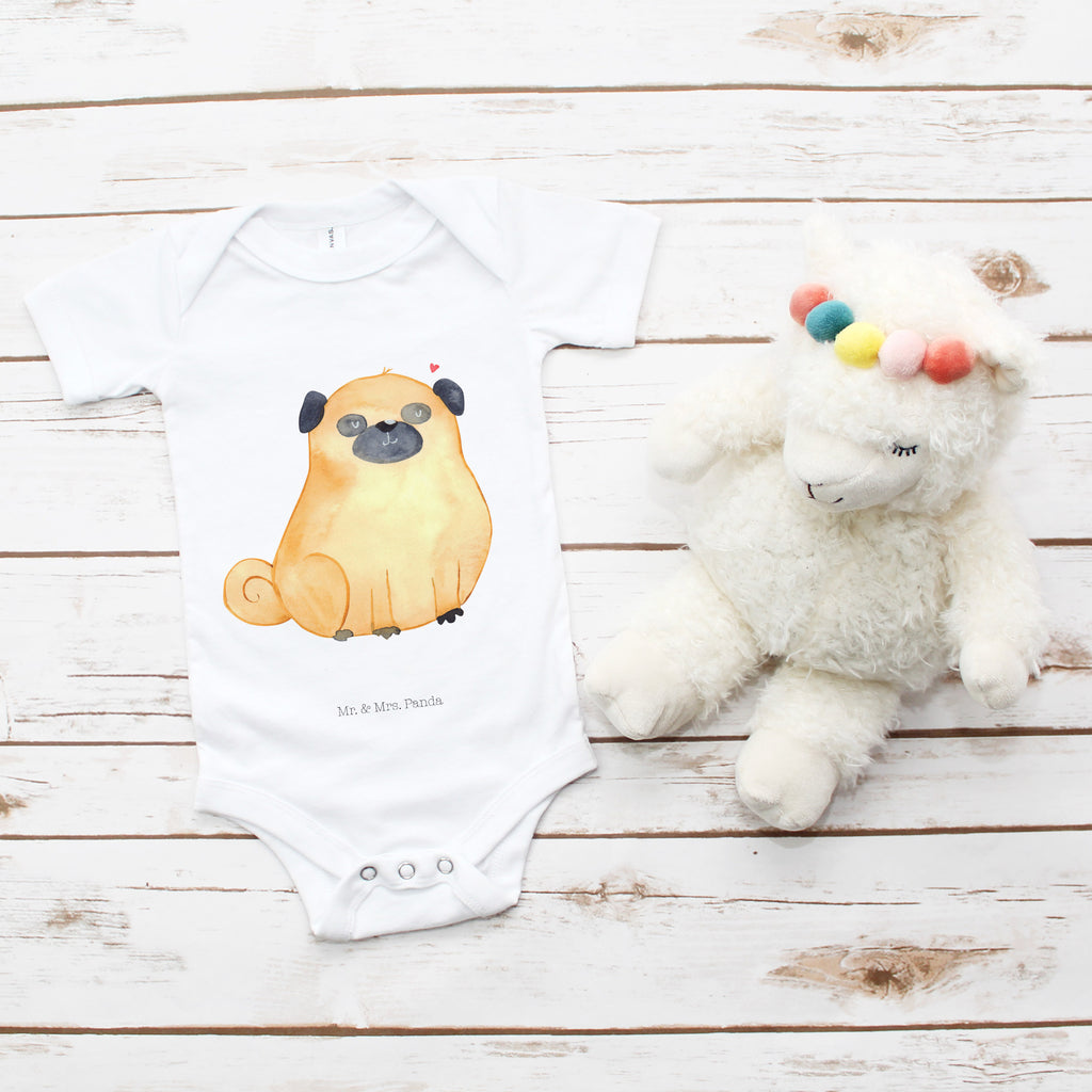 Organic Baby Body Mops Babykleidung, Babystrampler, Strampler, Wickelbody, Baby Erstausstattung, Junge, Mädchen, Hund, Hundemotiv, Haustier, Hunderasse, Tierliebhaber, Hundebesitzer, Sprüche, Mops, Liebe, Hundeliebe