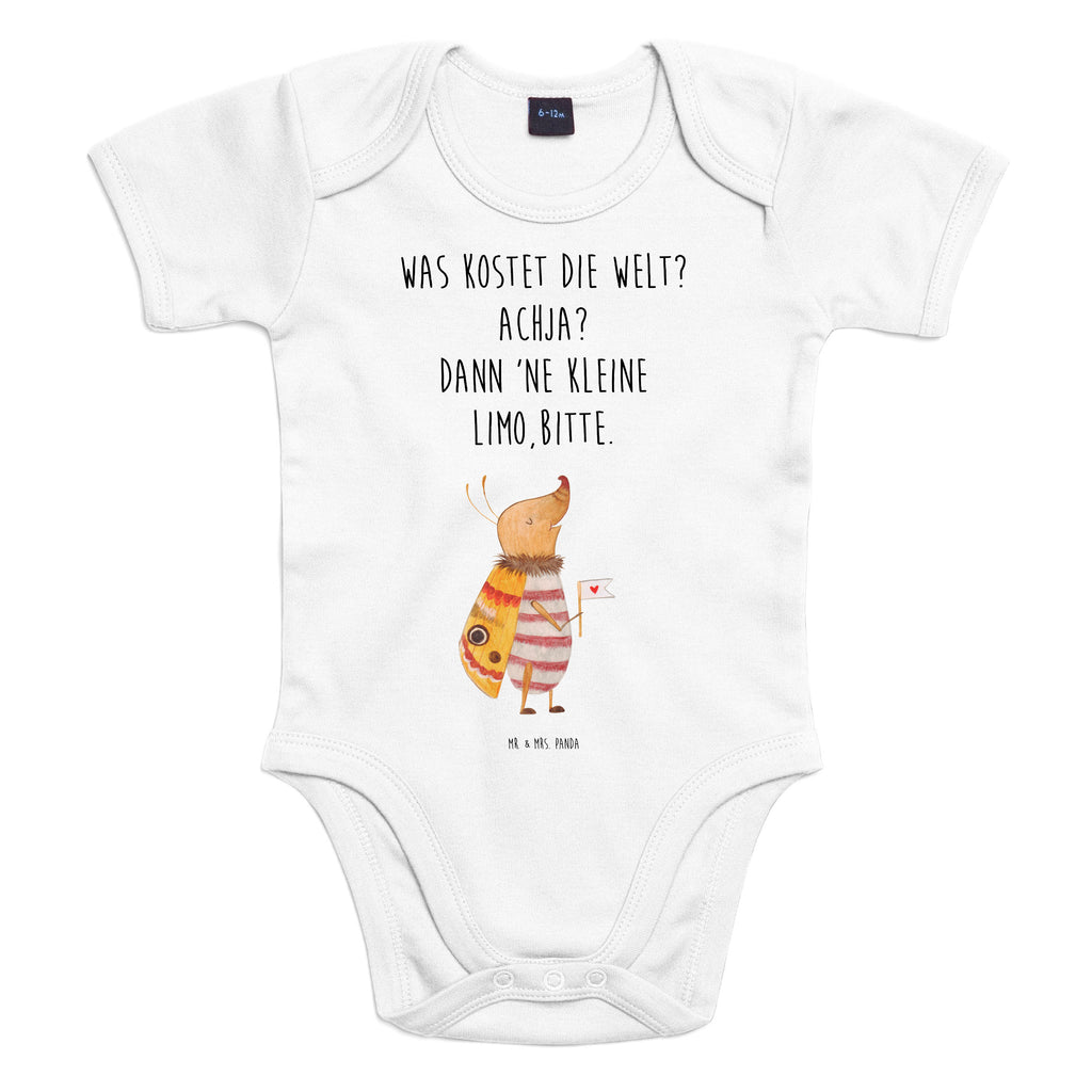 Organic Baby Body Nachtfalter mit Fähnchen Babykleidung, Babystrampler, Strampler, Wickelbody, Baby Erstausstattung, Junge, Mädchen, Tiermotive, Gute Laune, lustige Sprüche, Tiere, Nachtfalter, Käfer, Spruch lustig, Spruch witzig, süß, niedlich, Küche Deko, Was kostet die Welt