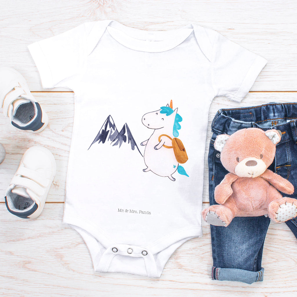 Organic Baby Body Einhorn Bergsteiger Babykleidung, Babystrampler, Strampler, Wickelbody, Baby Erstausstattung, Junge, Mädchen, Einhorn, Einhörner, Einhorn Deko, Pegasus, Unicorn, Bergsteiger, Abenteuer, Berge, Abenteurer, Weltenbummler, Weltreise, Reisen, Urlaub, Entdecker