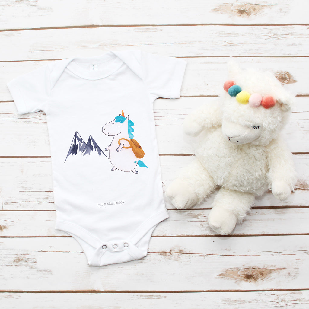 Organic Baby Body Einhorn Bergsteiger Babykleidung, Babystrampler, Strampler, Wickelbody, Baby Erstausstattung, Junge, Mädchen, Einhorn, Einhörner, Einhorn Deko, Pegasus, Unicorn, Bergsteiger, Abenteuer, Berge, Abenteurer, Weltenbummler, Weltreise, Reisen, Urlaub, Entdecker