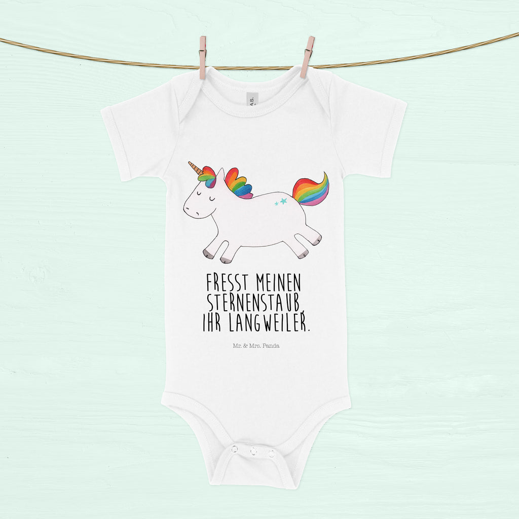 Organic Baby Body Einhorn Happy Babykleidung, Babystrampler, Strampler, Wickelbody, Baby Erstausstattung, Junge, Mädchen, Einhorn, Einhörner, Einhorn Deko, Pegasus, Unicorn, glücklich, fröhlich, Spaß, Freude, Lebensfreude, witzig, spannend, Lächeln, Lachen