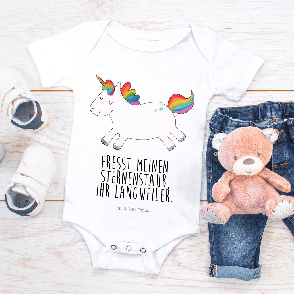 Organic Baby Body Einhorn Happy Babykleidung, Babystrampler, Strampler, Wickelbody, Baby Erstausstattung, Junge, Mädchen, Einhorn, Einhörner, Einhorn Deko, Pegasus, Unicorn, glücklich, fröhlich, Spaß, Freude, Lebensfreude, witzig, spannend, Lächeln, Lachen