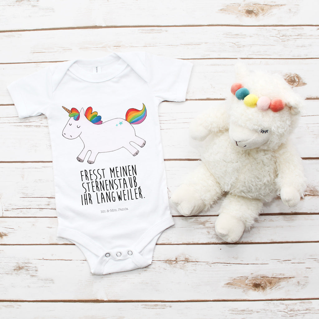 Organic Baby Body Einhorn Happy Babykleidung, Babystrampler, Strampler, Wickelbody, Baby Erstausstattung, Junge, Mädchen, Einhorn, Einhörner, Einhorn Deko, Pegasus, Unicorn, glücklich, fröhlich, Spaß, Freude, Lebensfreude, witzig, spannend, Lächeln, Lachen