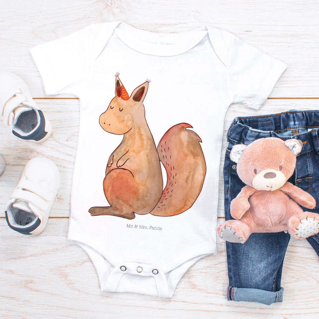 Organic Baby Body Einhörnchen Glaube Babykleidung, Babystrampler, Strampler, Wickelbody, Baby Erstausstattung, Junge, Mädchen, Einhorn, Einhörner, Einhorn Deko, Pegasus, Unicorn, Einhörnchen, Eichhörnchen, Eichhorn