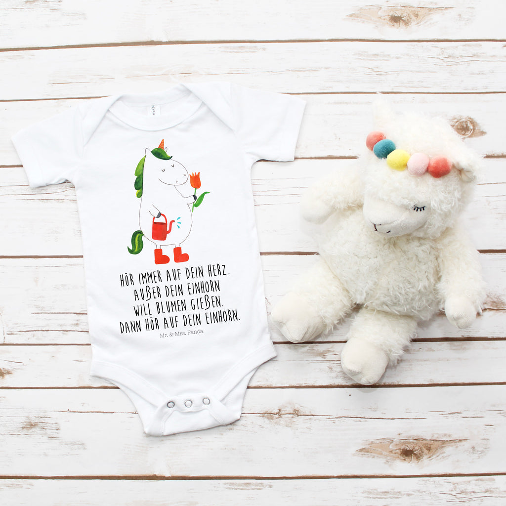 Organic Baby Body Einhorn Gärtner Babykleidung, Babystrampler, Strampler, Wickelbody, Baby Erstausstattung, Junge, Mädchen, Einhorn, Einhörner, Einhorn Deko, Pegasus, Unicorn, Luftballon, Gießkanne, Giesskanne, Lebenslust, Freude, Blume, Freundin, Garten, Stiefel