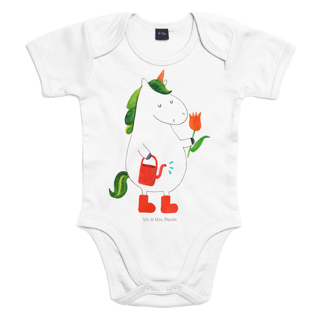 Organic Baby Body Einhorn Gärtner Babykleidung, Babystrampler, Strampler, Wickelbody, Baby Erstausstattung, Junge, Mädchen, Einhorn, Einhörner, Einhorn Deko, Pegasus, Unicorn, Luftballon, Gießkanne, Giesskanne, Lebenslust, Freude, Blume, Freundin, Garten, Stiefel