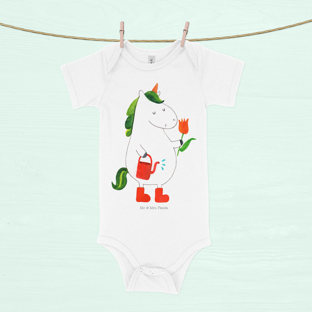 Organic Baby Body Einhorn Gärtner Babykleidung, Babystrampler, Strampler, Wickelbody, Baby Erstausstattung, Junge, Mädchen, Einhorn, Einhörner, Einhorn Deko, Pegasus, Unicorn, Luftballon, Gießkanne, Giesskanne, Lebenslust, Freude, Blume, Freundin, Garten, Stiefel