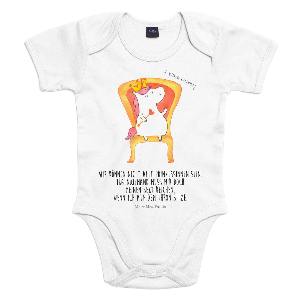 Organic Baby Body Einhorn König Babykleidung, Babystrampler, Strampler, Wickelbody, Baby Erstausstattung, Junge, Mädchen, Einhorn, Einhörner, Einhorn Deko, Pegasus, Unicorn, König, Präsident, Bundeskanzler, Herrscher, Kaiser, Prinzessin, Krone