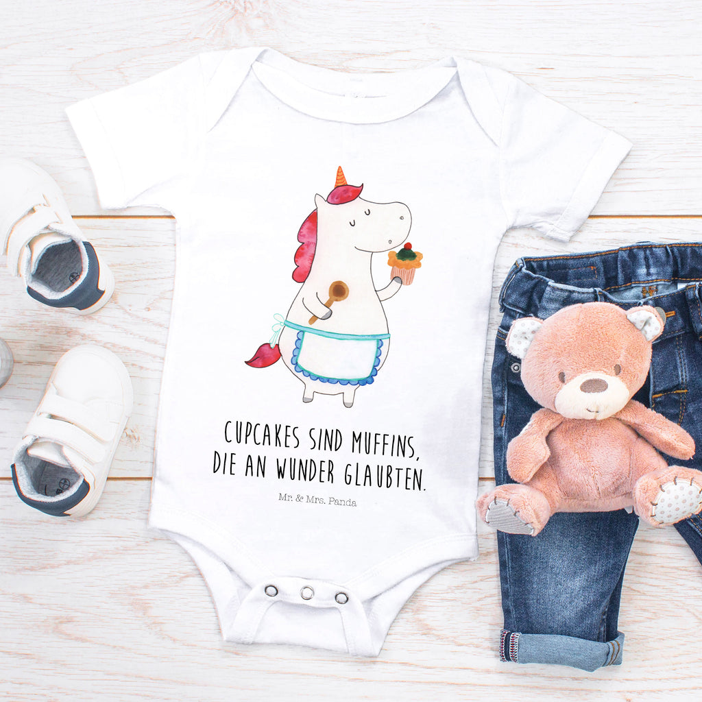 Organic Baby Body Einhorn Küchenfee Babykleidung, Babystrampler, Strampler, Wickelbody, Baby Erstausstattung, Junge, Mädchen, Einhorn, Einhörner, Einhorn Deko, Pegasus, Unicorn, backen, Muffin, Motivation, Träumer, träumen, Bäckerin, Hobbykoch, Koch, Torte, Kuchen