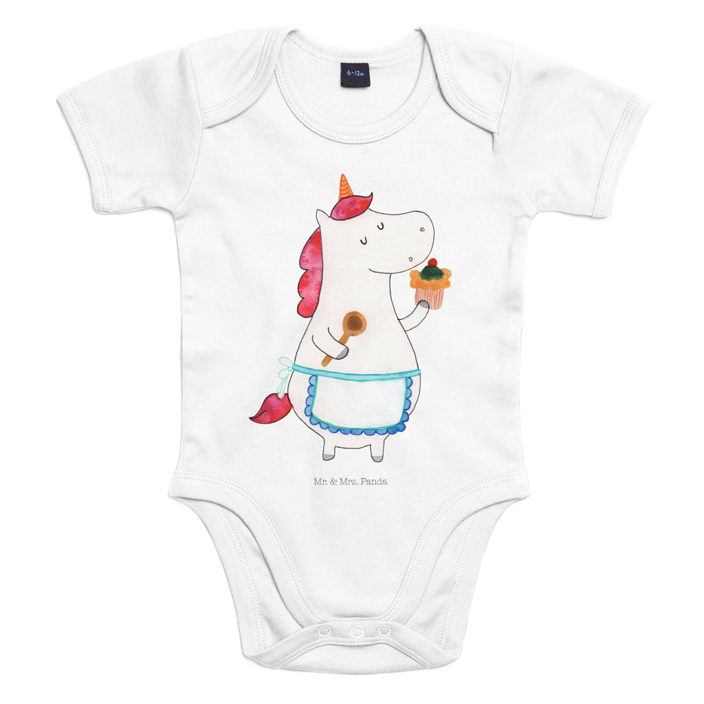 Organic Baby Body Einhorn Küchenfee Babykleidung, Babystrampler, Strampler, Wickelbody, Baby Erstausstattung, Junge, Mädchen, Einhorn, Einhörner, Einhorn Deko, Pegasus, Unicorn, backen, Muffin, Motivation, Träumer, träumen, Bäckerin, Hobbykoch, Koch, Torte, Kuchen