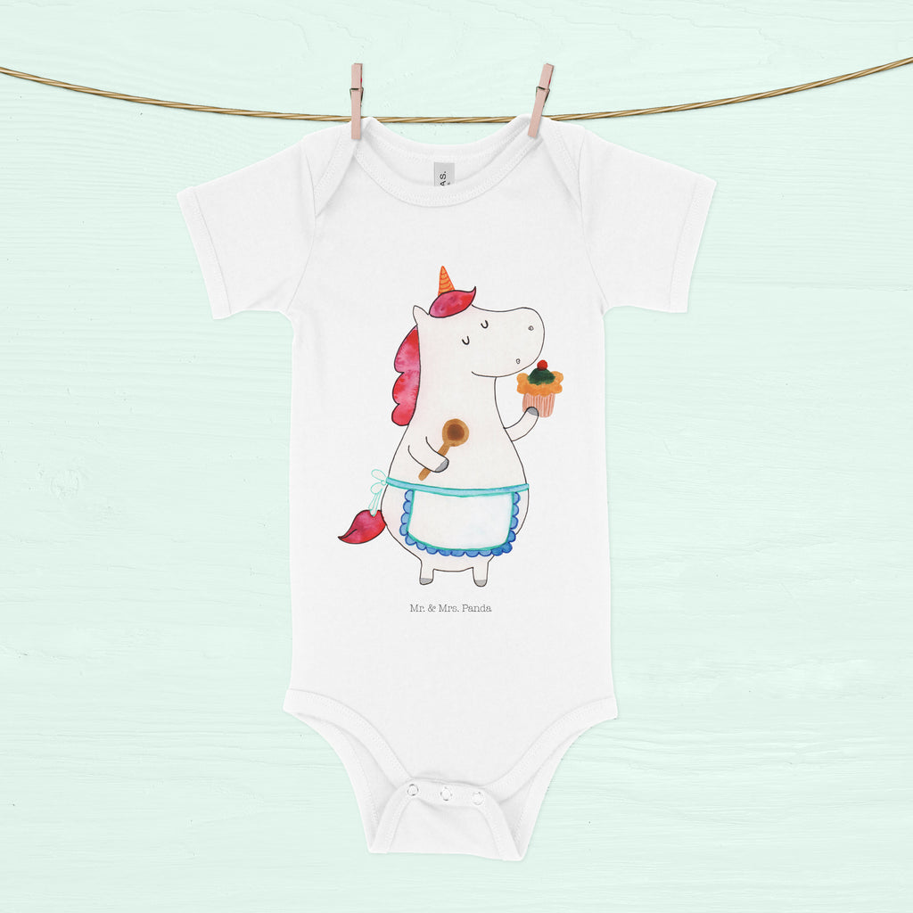 Organic Baby Body Einhorn Küchenfee Babykleidung, Babystrampler, Strampler, Wickelbody, Baby Erstausstattung, Junge, Mädchen, Einhorn, Einhörner, Einhorn Deko, Pegasus, Unicorn, backen, Muffin, Motivation, Träumer, träumen, Bäckerin, Hobbykoch, Koch, Torte, Kuchen