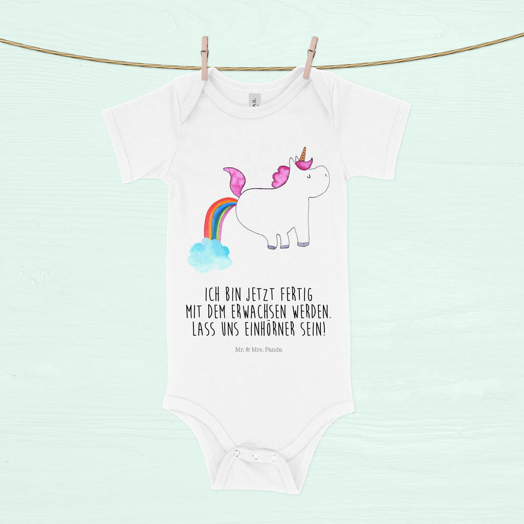 Organic Baby Body Einhorn Pupsend Babykleidung, Babystrampler, Strampler, Wickelbody, Baby Erstausstattung, Junge, Mädchen, Einhorn, Einhörner, Einhorn Deko, Pegasus, Unicorn, Pups, Regenbogen, Glitzer, Einhornpower, Erwachsenwerden, Spaß, lustig, Freundin