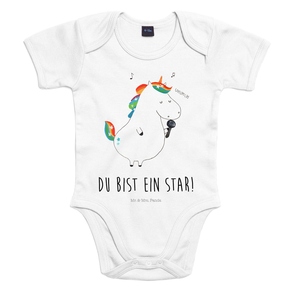 Organic Baby Body Einhorn Sänger Einhörner, Unicorn, Einhorn, Glitzer, Konfetti, Party, Geburtstag, Feier, Fest, Disco, Sängerin, Sänger, Freundin,  Babykleidung, Babystrampler, Strampler, Wickelbody, Baby Erstausstattung, Baby-Body, Baby-Strampler, Baby-Kleidung, Kurzarm-Strampler, Baby-Overall, Baby-Romper  Einhorn, Einhörner, Einhorn Deko, Pegasus, Unicorn