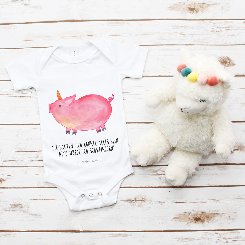 Organic Baby Body Einhorn Schweinhorn Babykleidung, Babystrampler, Strampler, Wickelbody, Baby Erstausstattung, Junge, Mädchen, Einhorn, Einhörner, Einhorn Deko, Pegasus, Unicorn, Party, Spaß, Schwein, Schweinhorn, Bauer, witzig. lustig, Spruch, geschenk, Pig, Piggy, funny, english, englisch