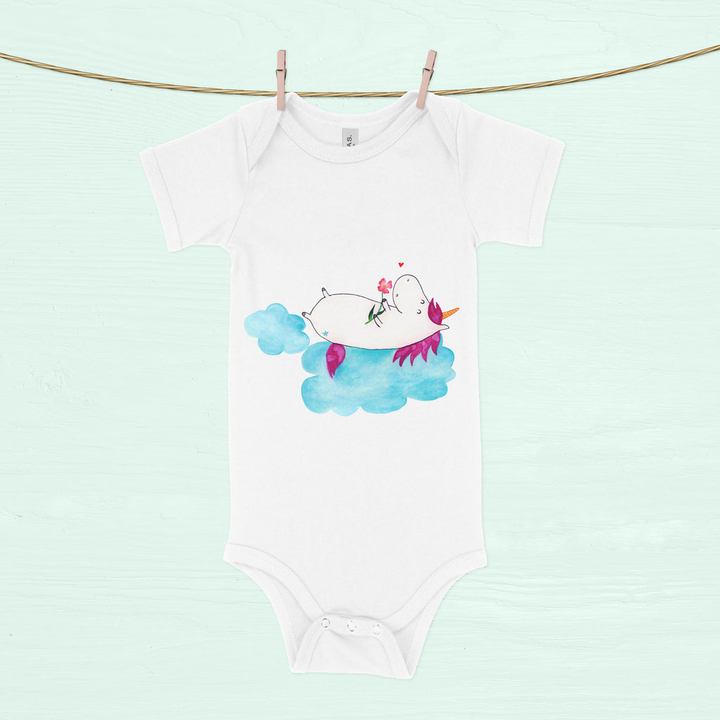 Organic Baby Body Einhorn verliebt auf Wolke Babykleidung, Babystrampler, Strampler, Wickelbody, Baby Erstausstattung, Junge, Mädchen, Einhorn, Einhörner, Einhorn Deko, Pegasus, Unicorn, verliebt, Liebe, Liebesbeweis, Freundin, Wolke