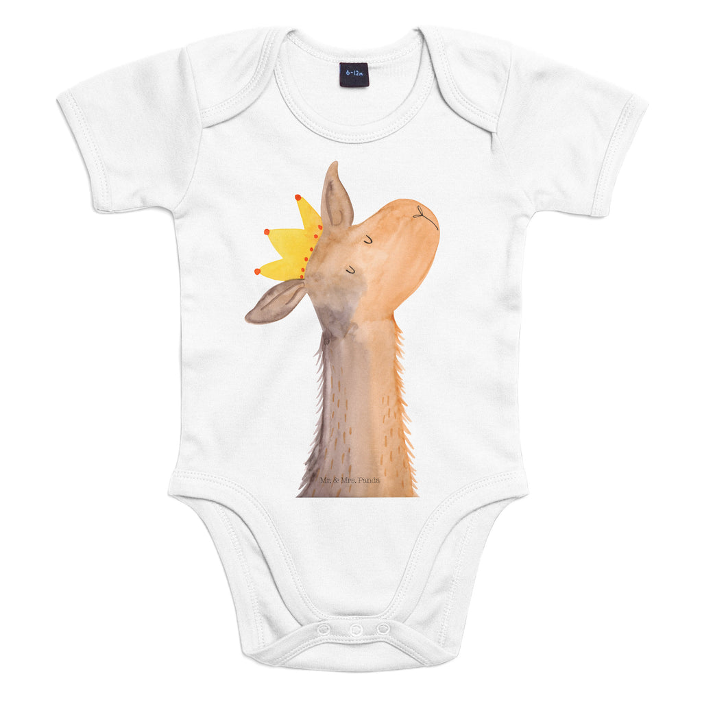 Organic Baby Body Lamakopf König Babykleidung, Babystrampler, Strampler, Wickelbody, Baby Erstausstattung, Junge, Mädchen, Lama, Alpaka, Lamas, König, Königin, Freundin, Mama, Papa, Büro Kollege, Kollegin, Chef, Vorgesetzter, Abi, Abitur