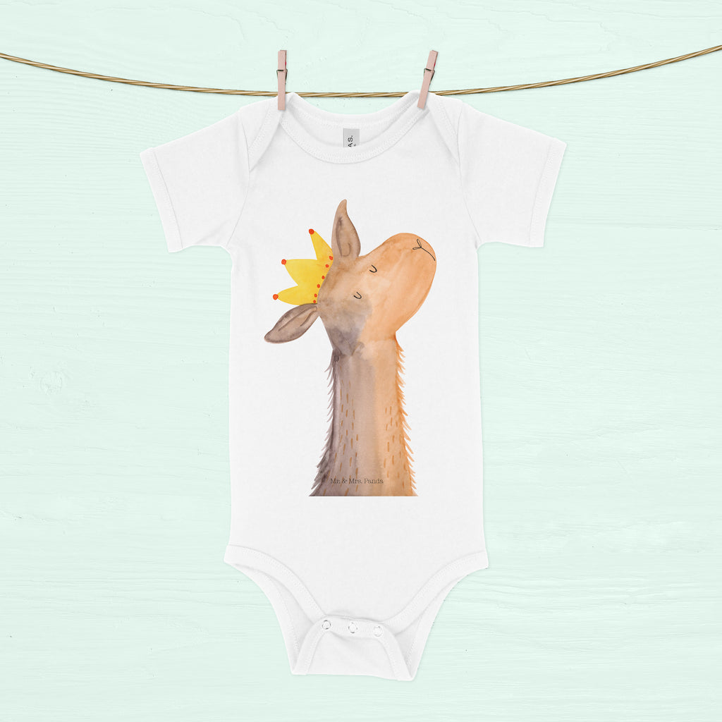 Organic Baby Body Lamakopf König Babykleidung, Babystrampler, Strampler, Wickelbody, Baby Erstausstattung, Junge, Mädchen, Lama, Alpaka, Lamas, König, Königin, Freundin, Mama, Papa, Büro Kollege, Kollegin, Chef, Vorgesetzter, Abi, Abitur