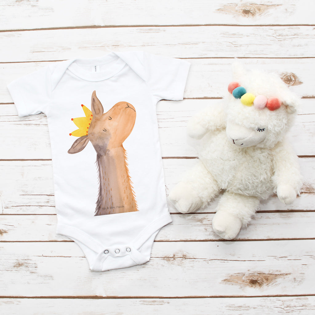 Organic Baby Body Lamakopf König Babykleidung, Babystrampler, Strampler, Wickelbody, Baby Erstausstattung, Junge, Mädchen, Lama, Alpaka, Lamas, König, Königin, Freundin, Mama, Papa, Büro Kollege, Kollegin, Chef, Vorgesetzter, Abi, Abitur
