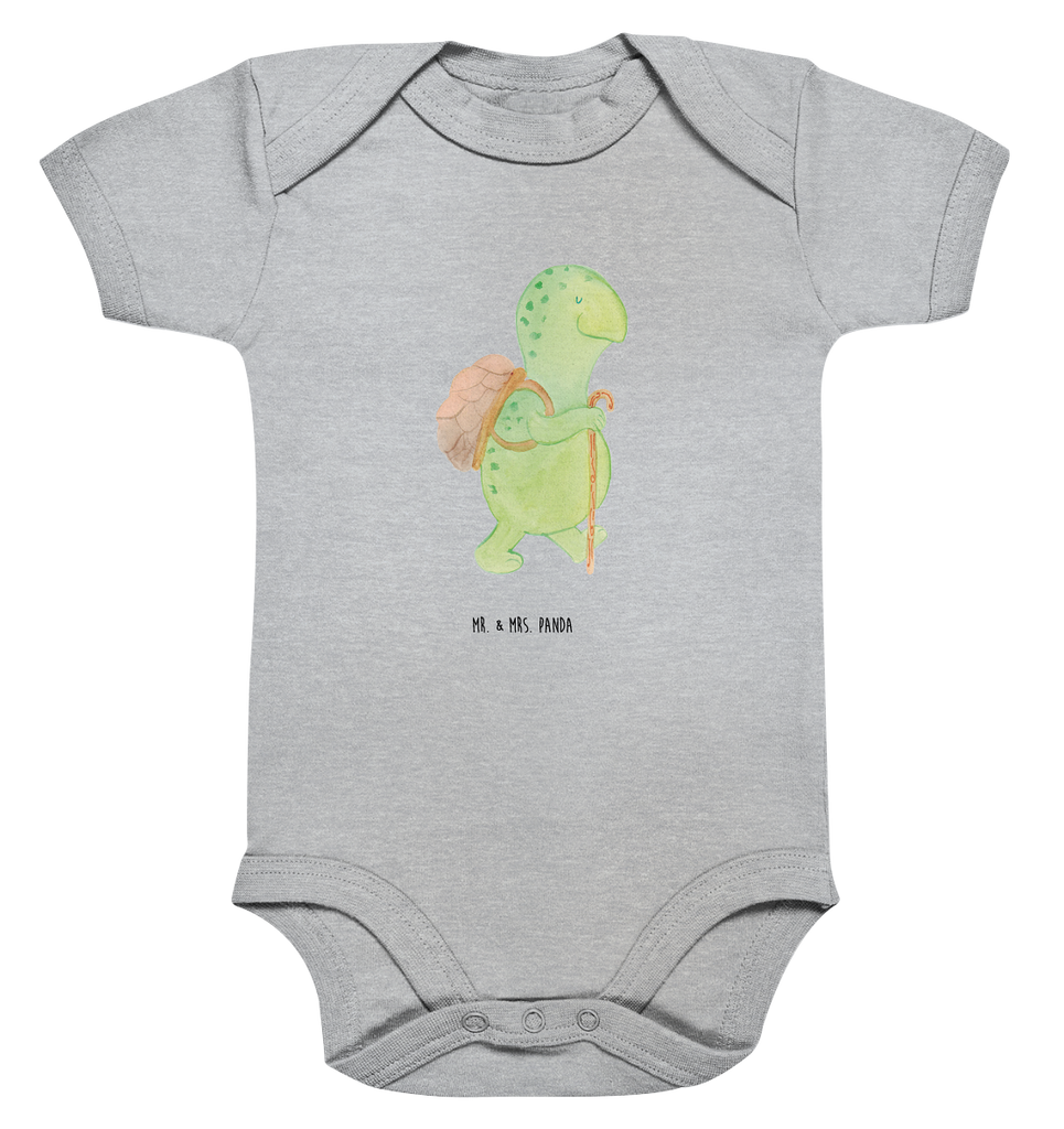 Organic Baby Body Schildkröte Wanderer Babykleidung, Babystrampler, Strampler, Wickelbody, Baby Erstausstattung, Junge, Mädchen, Schildkröte, Schildkröten, Motivation, Motivationsspruch, Motivationssprüche, Neuanfang