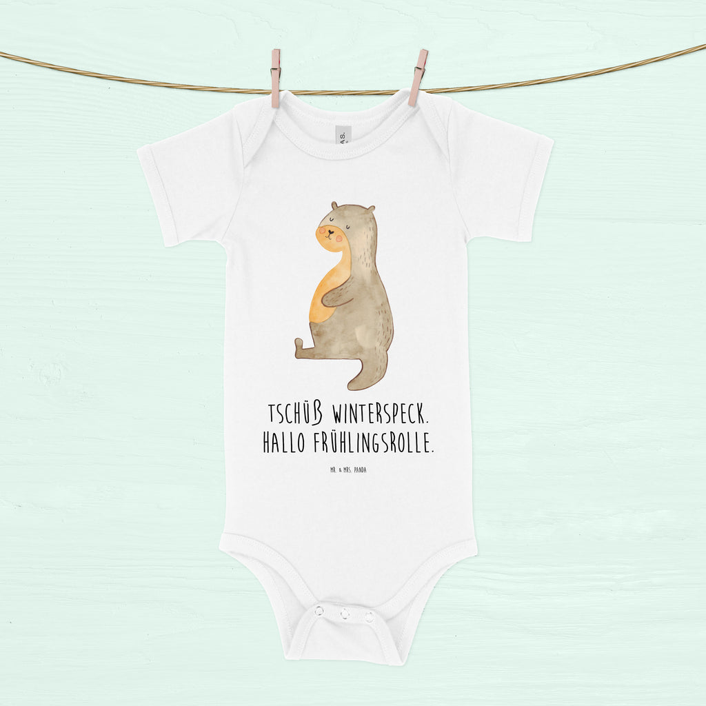 Organic Baby Body Otter Bauch Babykleidung, Babystrampler, Strampler, Wickelbody, Baby Erstausstattung, Junge, Mädchen, Otter, Fischotter, Seeotter, Otter Seeotter See Otter