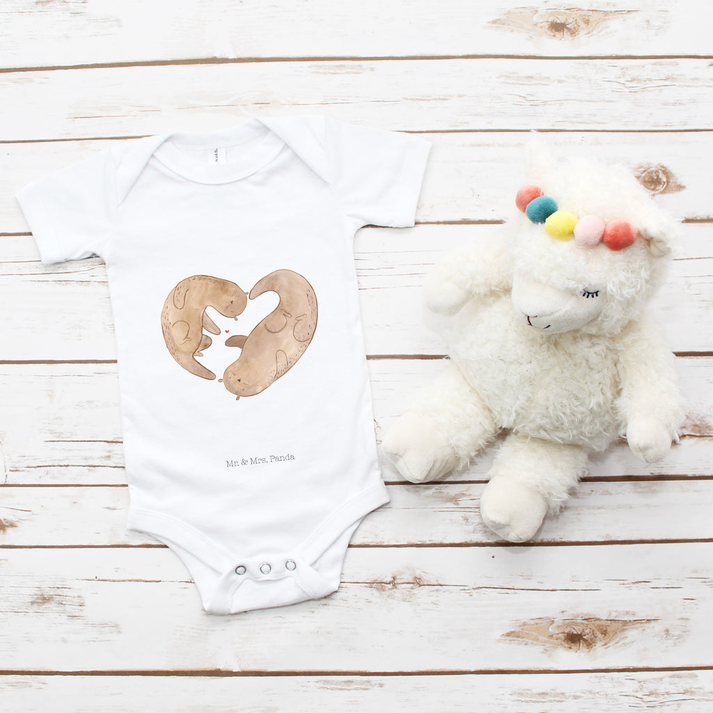 Organic Baby Body Otter Herz Babykleidung, Babystrampler, Strampler, Wickelbody, Baby Erstausstattung, Junge, Mädchen, Otter, Fischotter, Seeotter, Liebe, Herz, Liebesbeweis, Liebesgeschenk, Bessere Hälfte, Love you, Jahrestag, Hochzeitstag, Verlobung, gemeinsames Leben
