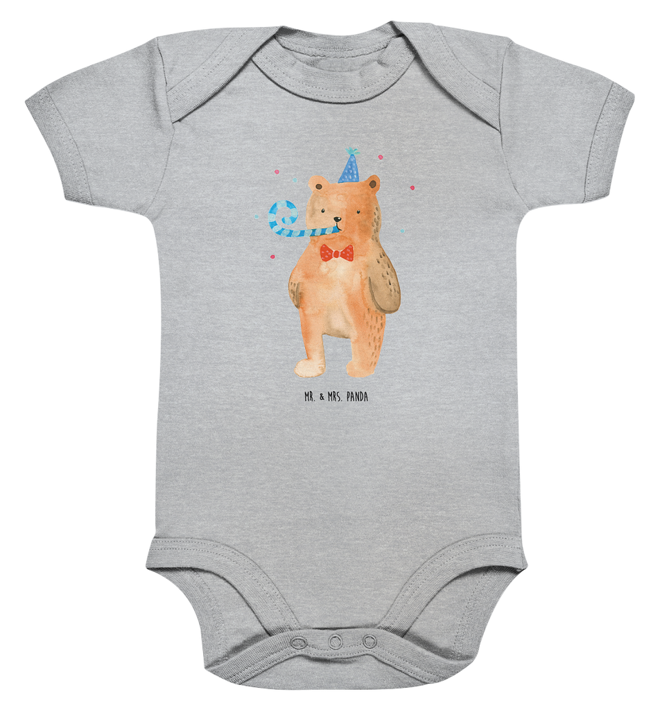 Organic Baby Body Birthday Bär Babykleidung, Babystrampler, Strampler, Wickelbody, Baby Erstausstattung, Junge, Mädchen, Bär, Teddy, Teddybär, Happy Birthday, Alles Gute, Glückwunsch, Geburtstag