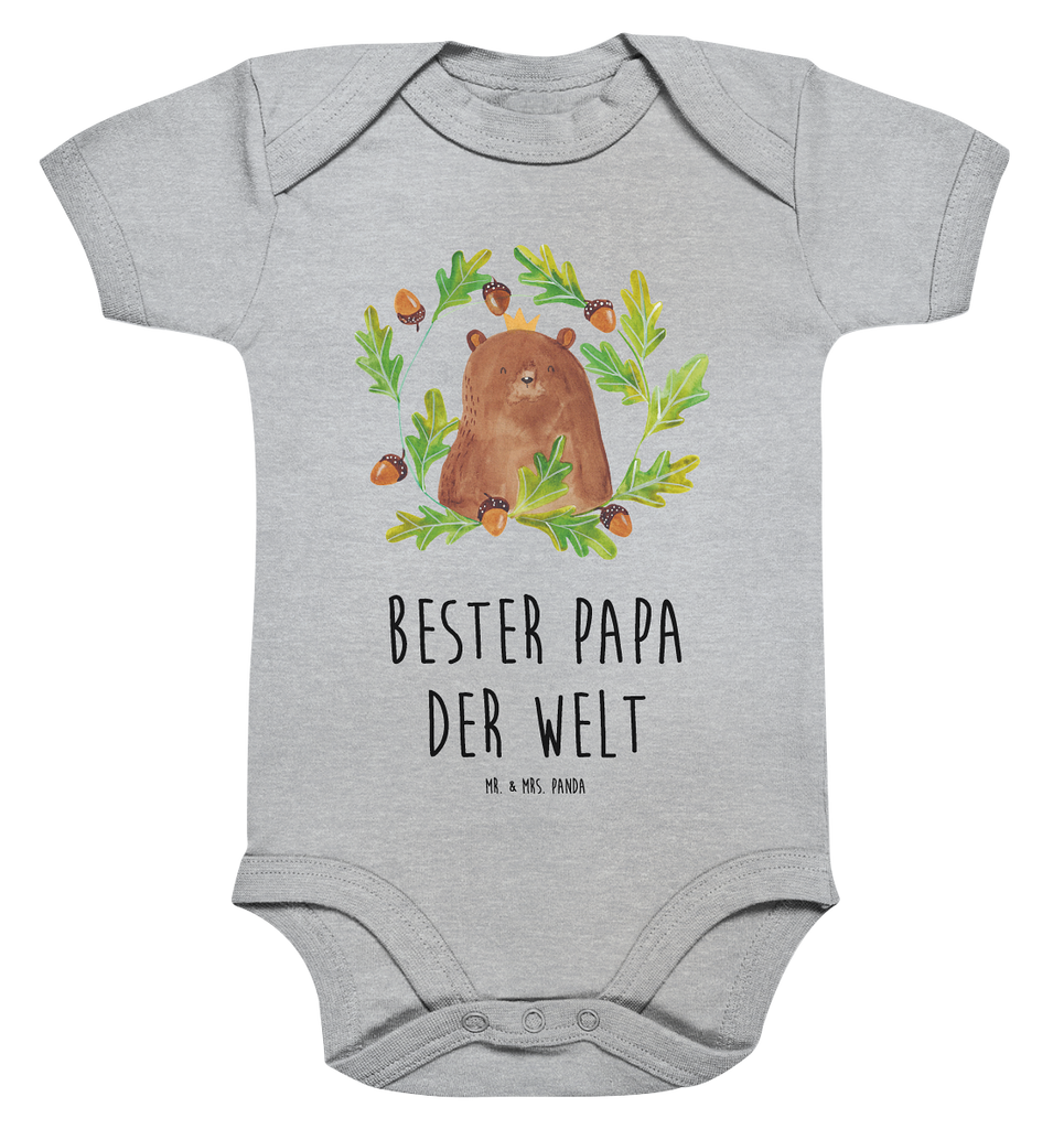 Organic Baby Body Bär König Babykleidung, Babystrampler, Strampler, Wickelbody, Baby Erstausstattung, Junge, Mädchen, Bär, Teddy, Teddybär, Papa, Papa Bär, bester Vater, bester Papa, weltbester Papa, Vatertag, Vater, Dad, Daddy, Papi