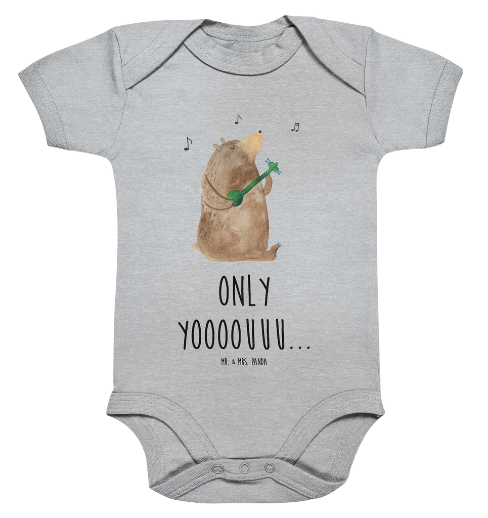 Organic Baby Body Bär Gitarre Babykleidung, Babystrampler, Strampler, Wickelbody, Baby Erstausstattung, Junge, Mädchen, Bär, Teddy, Teddybär