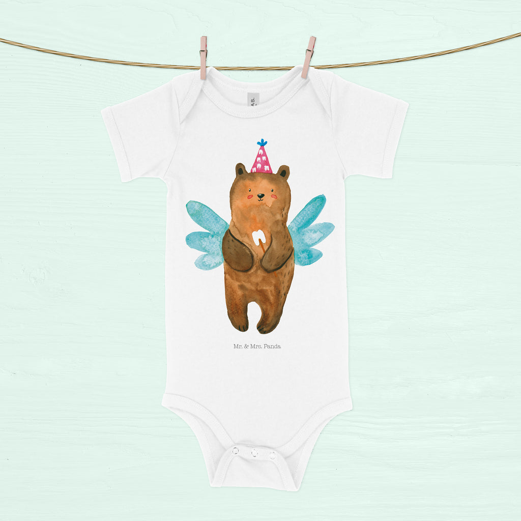 Organic Baby Body Zahnfee Bär Babykleidung, Babystrampler, Strampler, Wickelbody, Baby Erstausstattung, Junge, Mädchen, Bär, Teddy, Teddybär, Zahnfee, Fee, Milchzahn, Erster Zahn