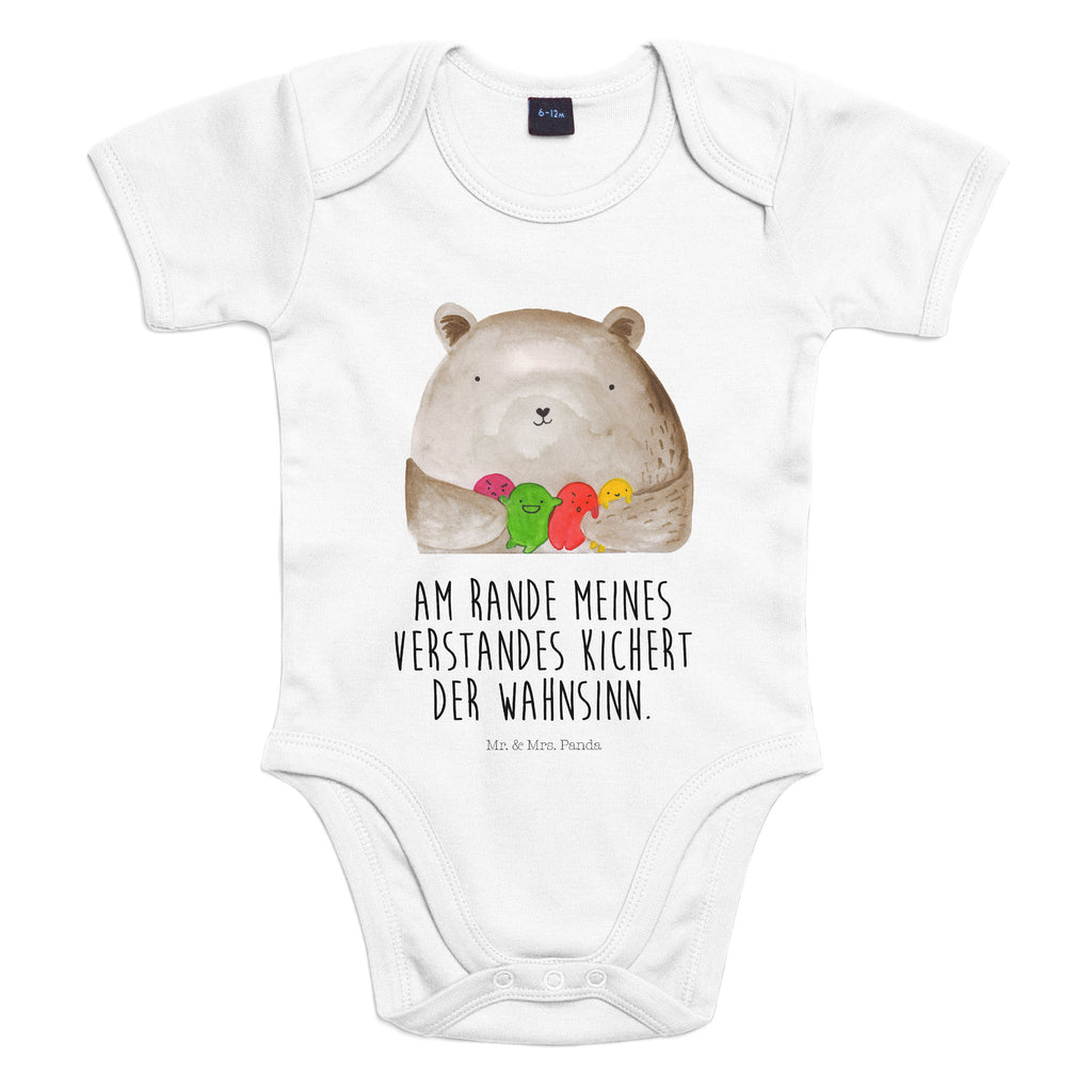 Organic Baby Body Bär Gefühl Babykleidung, Babystrampler, Strampler, Wickelbody, Baby Erstausstattung, Junge, Mädchen, Bär, Teddy, Teddybär, Wahnsinn, Verrückt, Durchgedreht