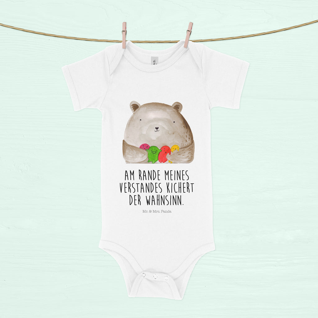 Organic Baby Body Bär Gefühl Babykleidung, Babystrampler, Strampler, Wickelbody, Baby Erstausstattung, Junge, Mädchen, Bär, Teddy, Teddybär, Wahnsinn, Verrückt, Durchgedreht
