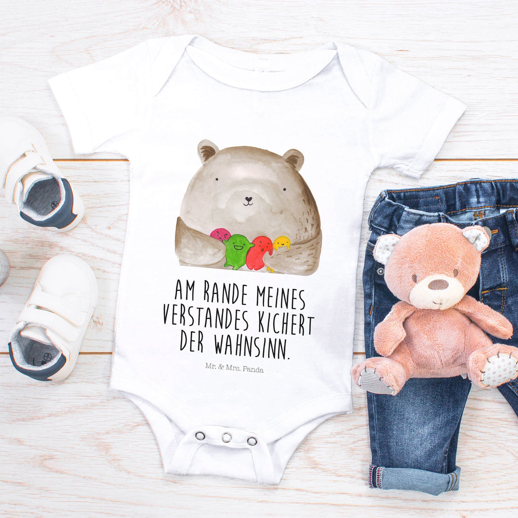 Organic Baby Body Bär Gefühl Babykleidung, Babystrampler, Strampler, Wickelbody, Baby Erstausstattung, Junge, Mädchen, Bär, Teddy, Teddybär, Wahnsinn, Verrückt, Durchgedreht