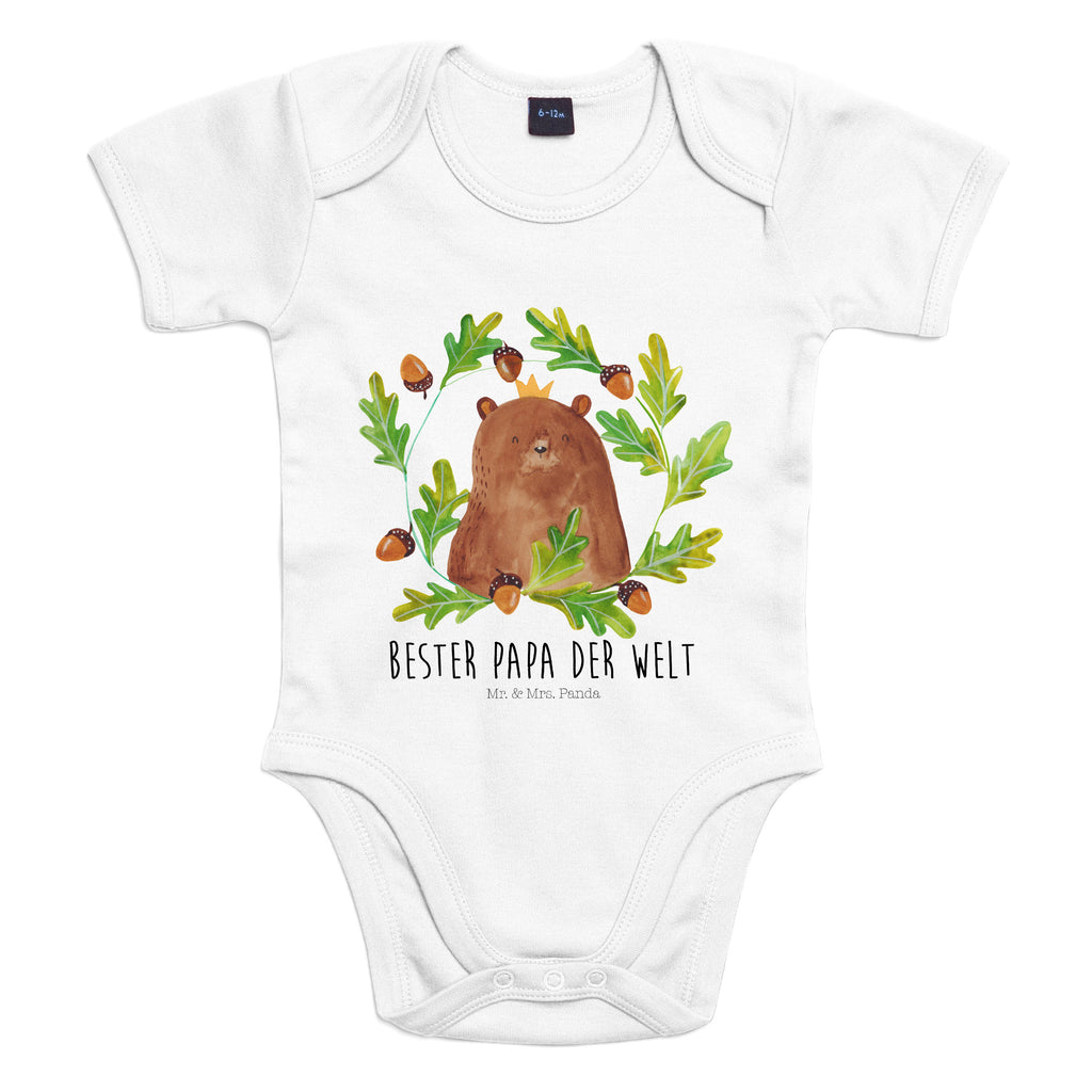 Organic Baby Body Bär König Babykleidung, Babystrampler, Strampler, Wickelbody, Baby Erstausstattung, Junge, Mädchen, Bär, Teddy, Teddybär, Papa, Papa Bär, bester Vater, bester Papa, weltbester Papa, Vatertag, Vater, Dad, Daddy, Papi