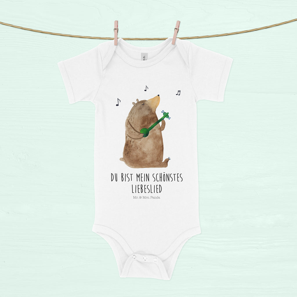 Organic Baby Body Bär Lied Babykleidung, Babystrampler, Strampler, Wickelbody, Baby Erstausstattung, Junge, Mädchen, Bär, Teddy, Teddybär, Bärchen, Bear, Liebeslied, Lied, Song, Valentinstag, Valentine, Geschenk, Partner, Liebe, Freundin, Frau, Herz, Spruch