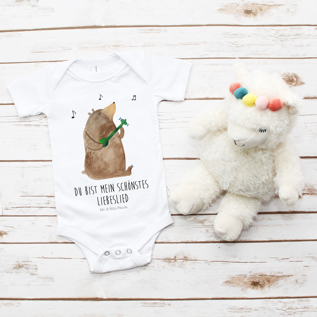 Organic Baby Body Bär Lied Babykleidung, Babystrampler, Strampler, Wickelbody, Baby Erstausstattung, Junge, Mädchen, Bär, Teddy, Teddybär, Bärchen, Bear, Liebeslied, Lied, Song, Valentinstag, Valentine, Geschenk, Partner, Liebe, Freundin, Frau, Herz, Spruch