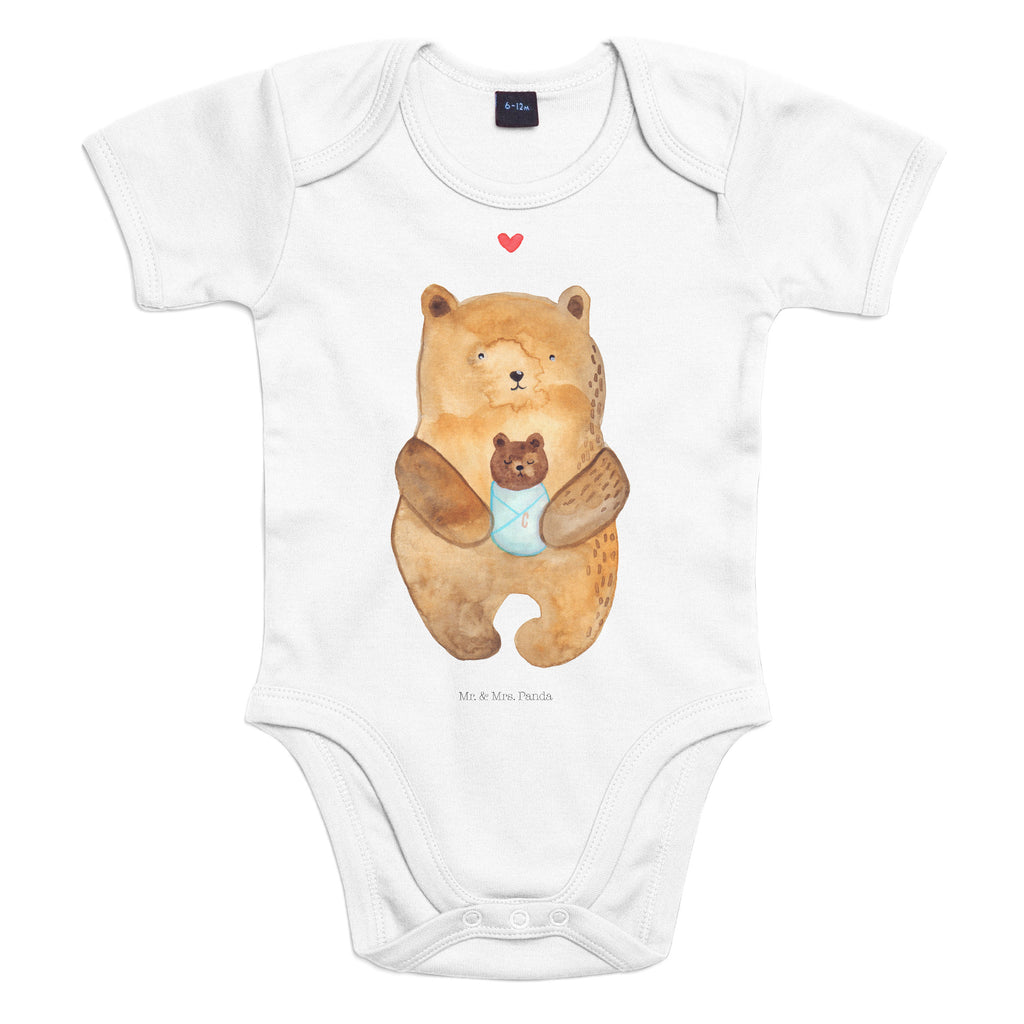 Organic Baby Body Bär mit Baby Babykleidung, Babystrampler, Strampler, Wickelbody, Baby Erstausstattung, Junge, Mädchen, Bär, Teddy, Teddybär, Eltern, Mutter, Baby, Taufe, Geburt, Nichte, Neffe, Enkel, Enkelin, Täufling, Geburtstag, Glückwunsch