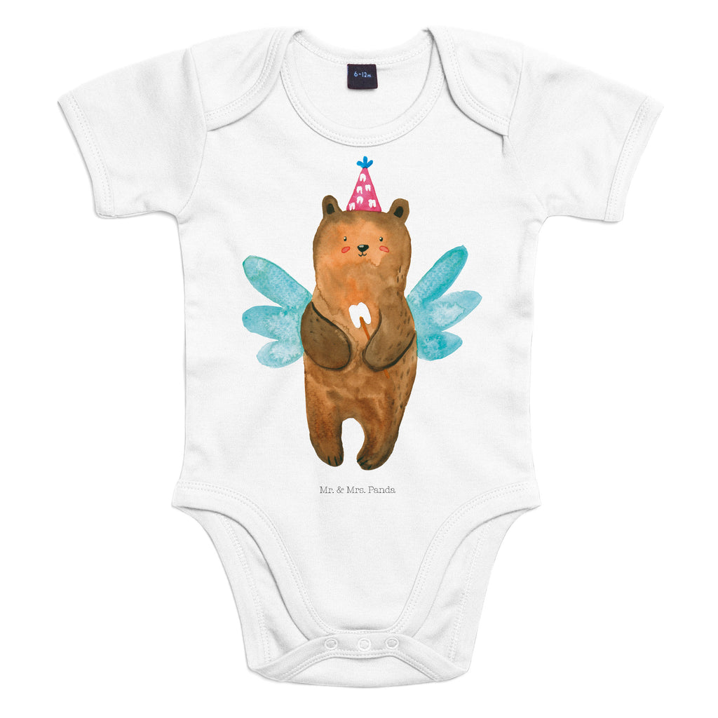Organic Baby Body Zahnfee Bär Babykleidung, Babystrampler, Strampler, Wickelbody, Baby Erstausstattung, Junge, Mädchen, Bär, Teddy, Teddybär, Zahnfee, Fee, Milchzahn, Erster Zahn
