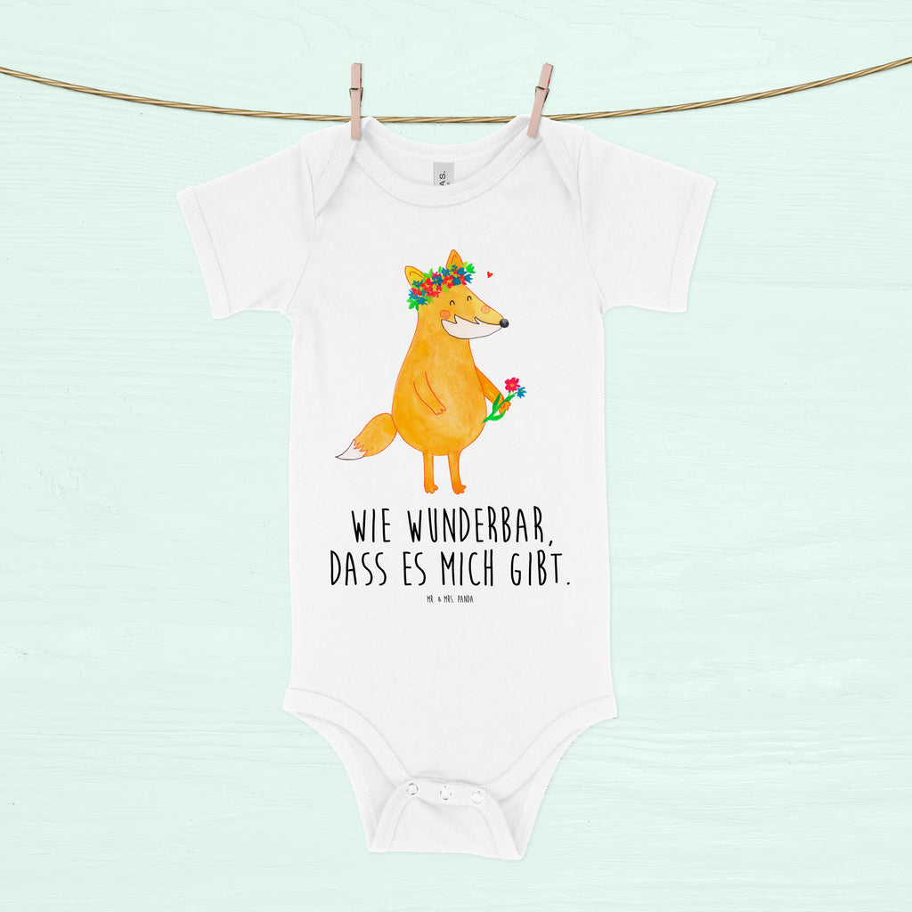 Organic Baby Body Fuchs Blumenliebe Babykleidung, Babystrampler, Strampler, Wickelbody, Baby Erstausstattung, Junge, Mädchen, Fuchs, Füchse, Fox, Liebe, Freundin, Fuchsmädchen, Blumenmädchen, Freundinnen, Liebesbeweis, Blume, Blumen, Motivation, Freude, ich, mich, Selbstliebe