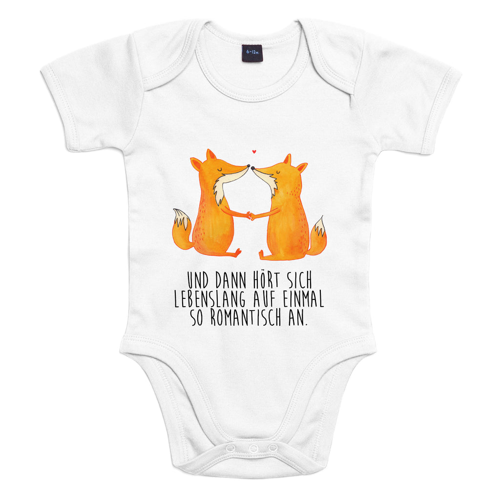 Organic Baby Body Füchse Liebe