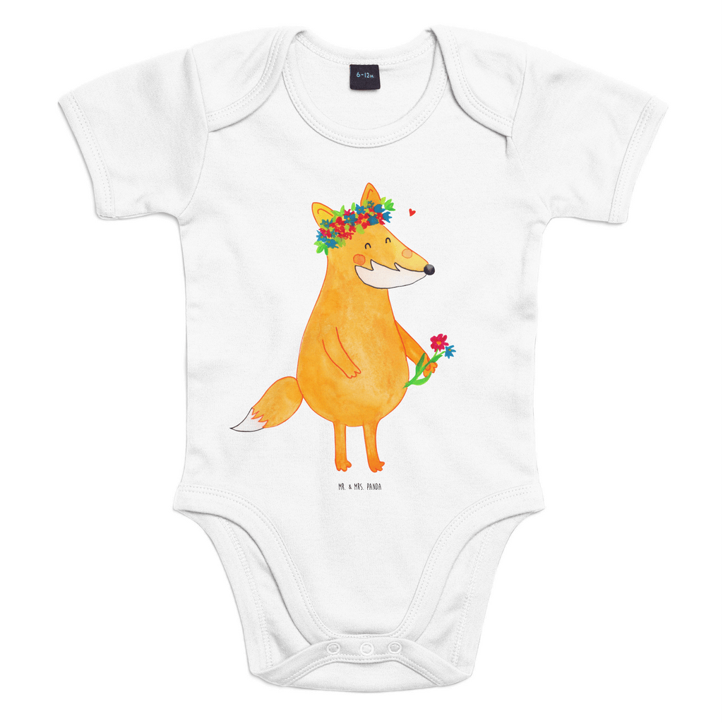Organic Baby Body Fuchs Blumenliebe Babykleidung, Babystrampler, Strampler, Wickelbody, Baby Erstausstattung, Junge, Mädchen, Fuchs, Füchse, Fox, Liebe, Freundin, Fuchsmädchen, Blumenmädchen, Freundinnen, Liebesbeweis, Blume, Blumen, Motivation, Freude, ich, mich, Selbstliebe