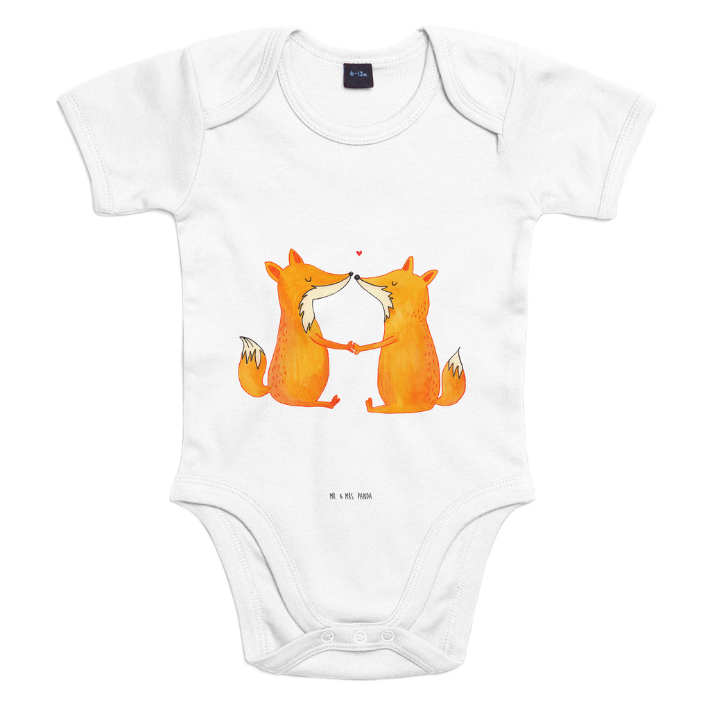 Organic Baby Body Füchse Liebe