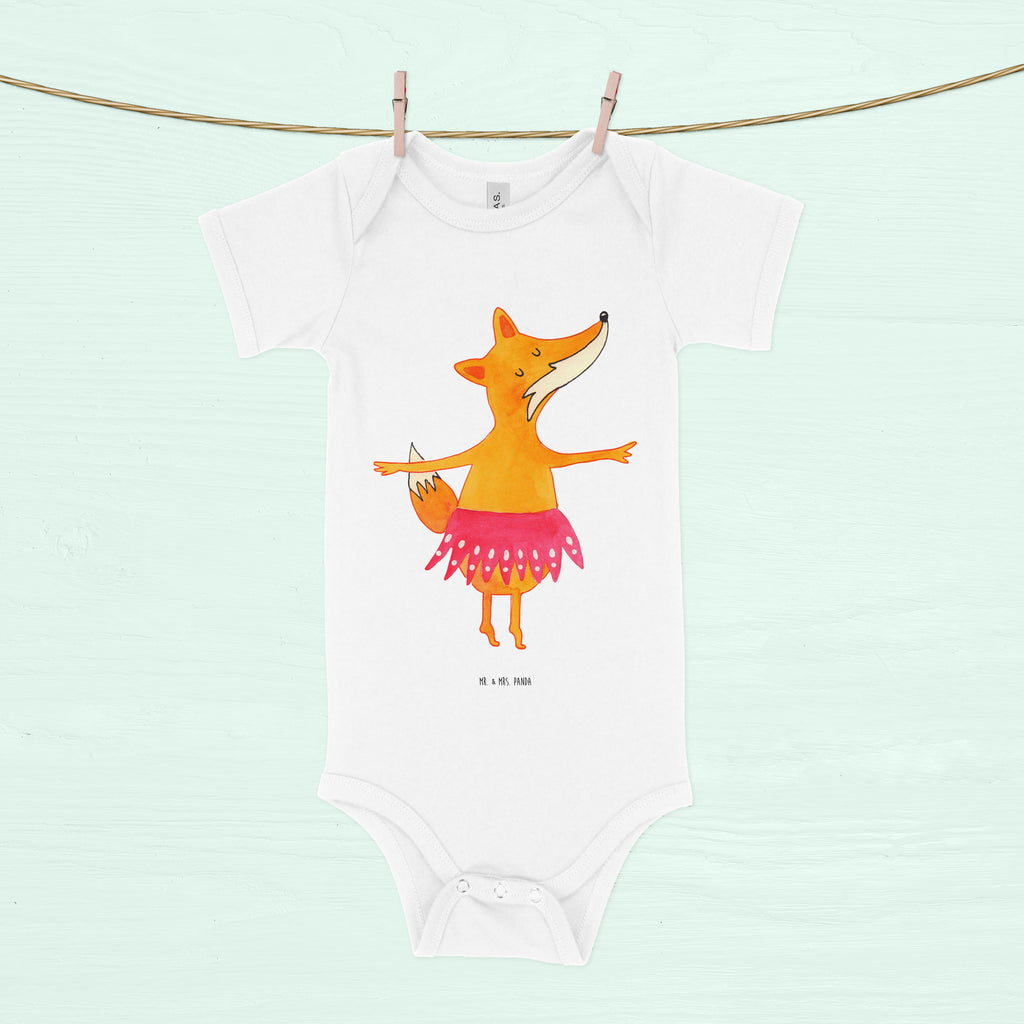 Organic Baby Body Fuchs Ballerina Babykleidung, Babystrampler, Strampler, Wickelbody, Baby Erstausstattung, Junge, Mädchen, Fuchs, Fuchs Spruch, Füchse, Füchsin, Ballerina, Ballett, Tänzerin, Tanzen, Party, Einladung, Geburtstag