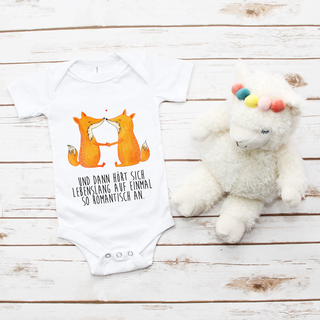 Organic Baby Body Füchse Liebe