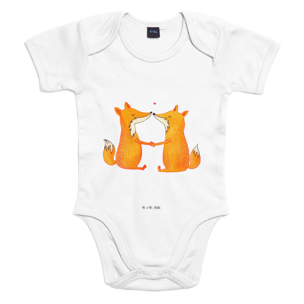 Organic Baby Body Füchse Liebe