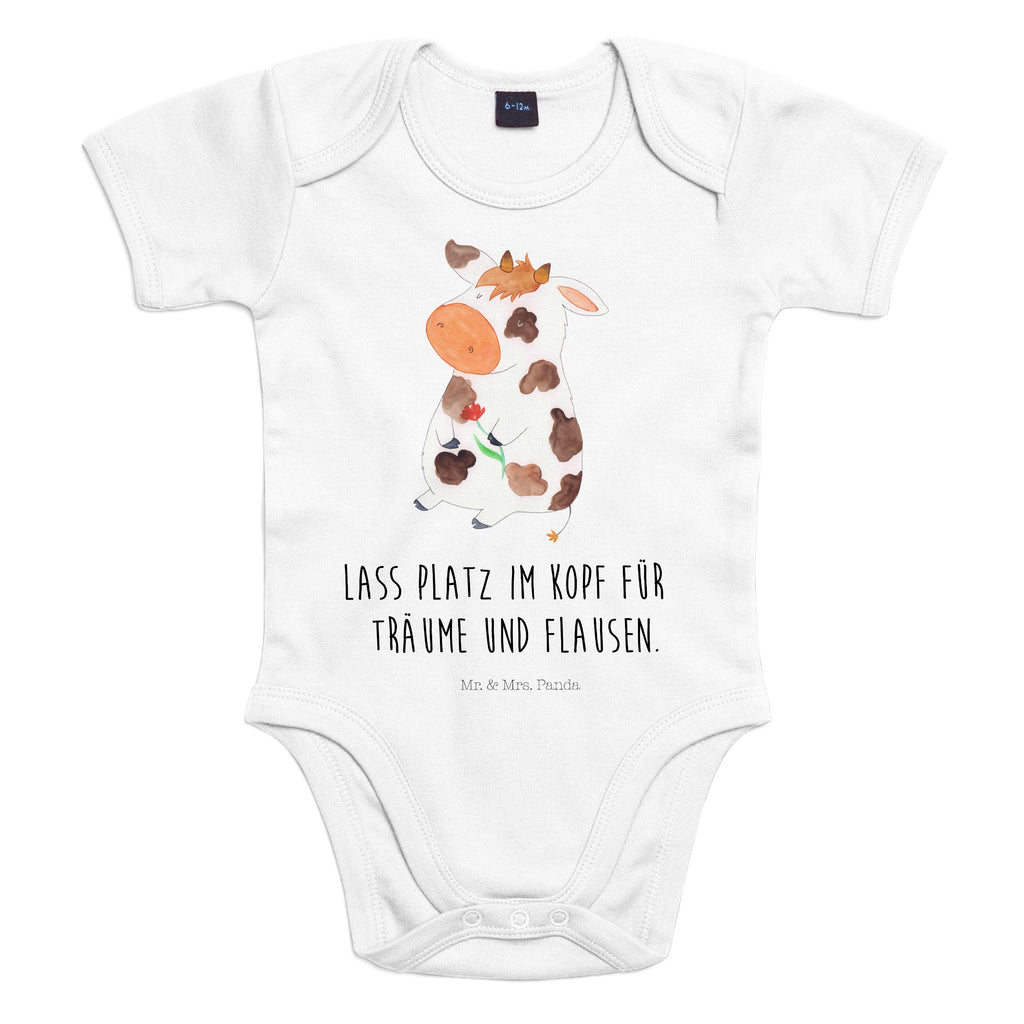 Organic Baby Body Kuh Babykleidung, Babystrampler, Strampler, Wickelbody, Baby Erstausstattung, Junge, Mädchen, Bauernhof, Hoftiere, Landwirt, Landwirtin, Kuh, Kühe, Träume, Flausen, Spruch, Magie, Motivtion, Hof, Milch, Milchkuh