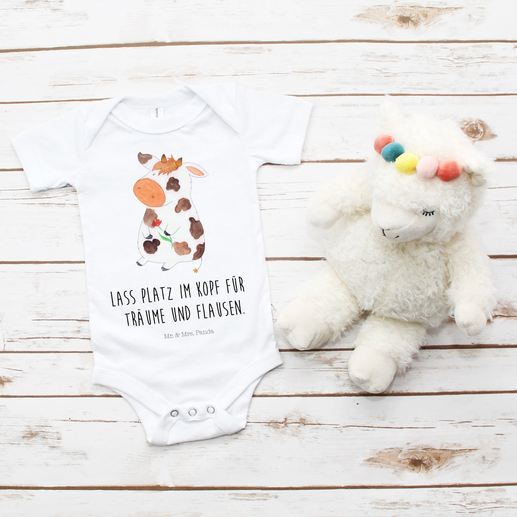 Organic Baby Body Kuh Babykleidung, Babystrampler, Strampler, Wickelbody, Baby Erstausstattung, Junge, Mädchen, Bauernhof, Hoftiere, Landwirt, Landwirtin, Kuh, Kühe, Träume, Flausen, Spruch, Magie, Motivtion, Hof, Milch, Milchkuh