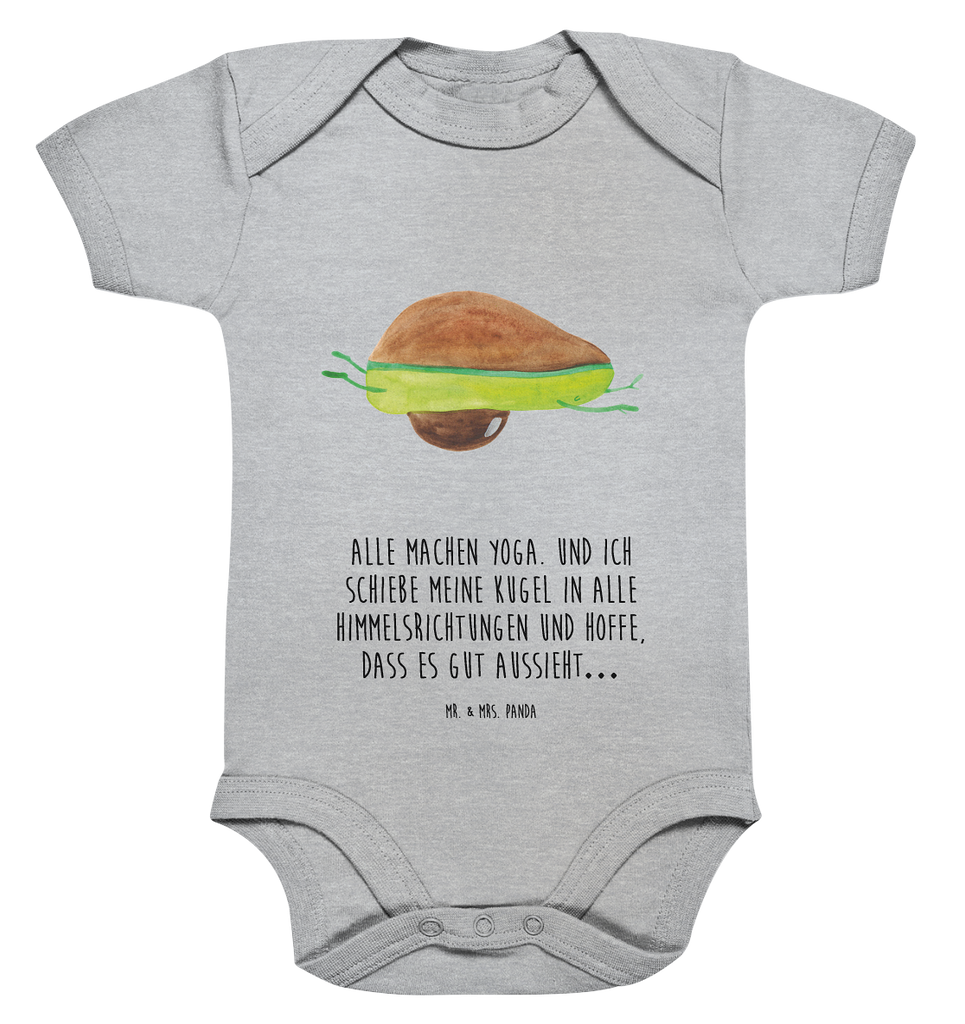 Organic Baby Body Avocado Yoga Babykleidung, Babystrampler, Strampler, Wickelbody, Baby Erstausstattung, Junge, Mädchen, Avocado, Veggie, Vegan, Gesund, Avocado Yoga Vegan